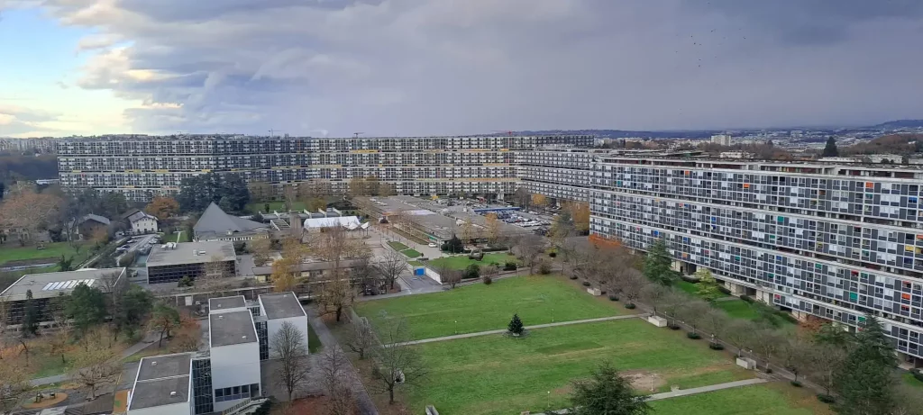 Le Lignon vu de hauteur